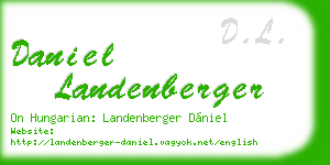 daniel landenberger business card